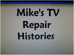 TV Repair case histories
